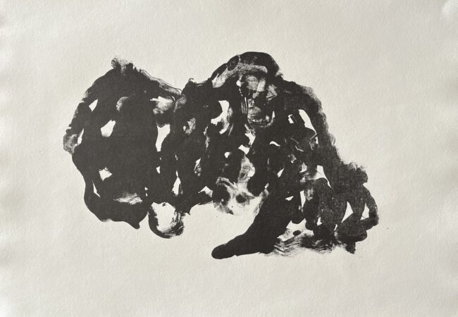 Lithograph on Paper – Crumpled Paper